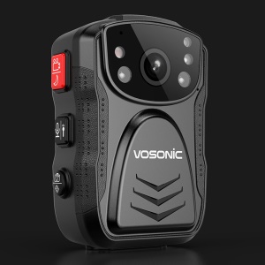 群华（VOSONIC）D5执法记录仪1296P15小时持续录像3400万像素高清红外夜视录像内置128G