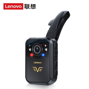 联想（Lenovo）DSJ-2W 64G执法记录仪1296P高清红外夜视专业微型便携背夹音视频现场执法仪黑色