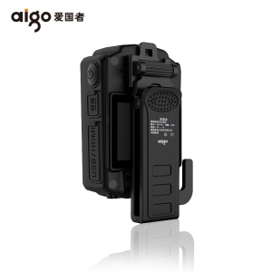 爱国者（aigo）执法记录仪DSJ-R2 红外夜视高清1080P一键录音录像拍照双麦便携加密客户端激光定位内置32G