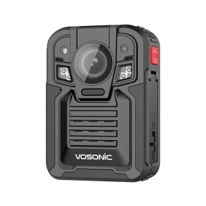群华（VOSONIC）新款D7执法记录仪H.265压缩格式20小时1440p高清录像3400万像素可更换电池内置32G