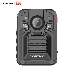 群华（VOSONIC）新款D7执法记录仪H.265压缩格式20小时1440p高清录像3400万像素可更换电池内置128G