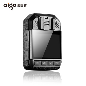 爱国者（aigo）执法记录仪DSJ-T2 64G 红外夜视1296P便携加密白光照明录音录像拍照  黑色