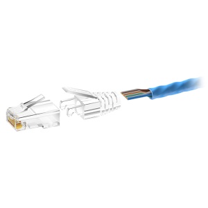 TP-LINK TL-EC5e00-1(蓝) 超五类非屏蔽网络跳线 工程级CAT5e类网线 1米纯铜 蓝色