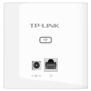 TP-LINK TL-AP302I-DC薄款(方) 300M无线86型面板式AP 企业级酒店别墅wifi接入 DC供电 AC管理