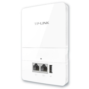 TP-LINK TL-AP1203I-PoE 1200M双频无线面板式AP 企业级酒店别墅wifi接入 POE供电 带USB口