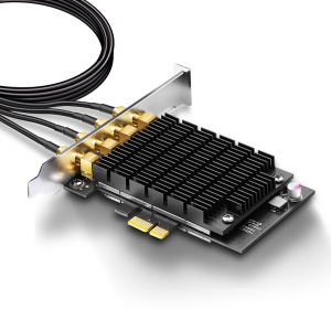 TP-LINK TL-WDN8280 双频3200M千兆无线PCI-E网卡 台式机 wifi接收器 低辐射 5G双频