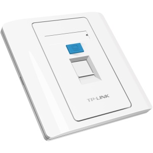 TP-LINK TL-EF001 单口信息面板  86型工程级电脑光纤宽带网线网络墙壁插座开关空板 (需另购模块)