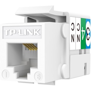 TP-LINK TL-EJ301 三类高端工程级镀金版非屏蔽语音电话模块 90度、打线