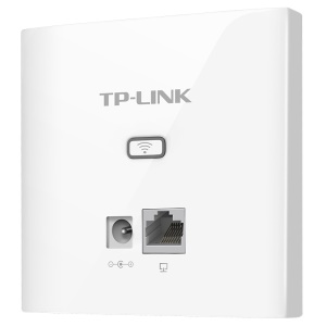 TP-LINK TL-AP302I-DC薄款(方) 300M无线86型面板式AP 企业级酒店别墅wifi接入 DC供电 AC管理