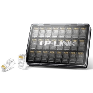 TP-LINK TL-EH5e01-24  超五类非屏蔽网络水晶头 RJ45(24个一包）