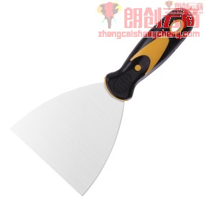 得力(deli) 不锈钢油灰刀清洁刮刀铲刀抹灰腻子刀4英寸 DL-HD4