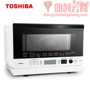 东芝 TOSHIBA 原装进口家用智能微烤一体机 一级能效微波炉 电烤箱  烧烤烘焙一体机 ER-S60CNW 23升【专享】
