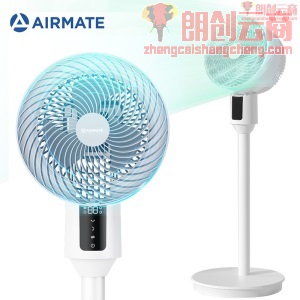 艾美特（Airmate）新品空气循环扇/ 直流变频落地扇/ 24档调速定时家用遥控电风扇 FA18-RD48