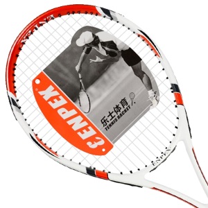 ENPEX乐士网球拍POWER300 健身训练男女初学者碳复合一体网拍已穿线
