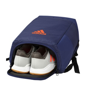 阿迪达斯 Adidas 运动双肩背包男女通用学生书包户外包羽毛球拍包MB0240(BLU)