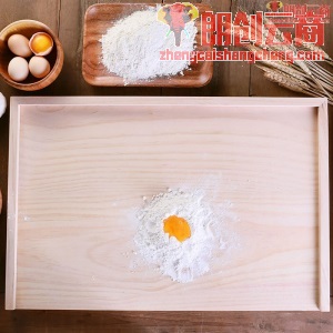 唐宗筷 松木擀面板 原木菜板 案板 实木砧板 饺子板（60*40cm)C6278