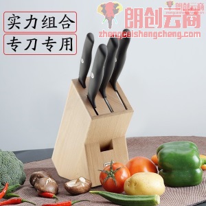 制造 双立人（ZWILLING）厨房刀具套装 含中西式菜刀 斩骨刀 水果刀 刀架 5件套装