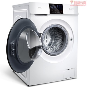 新品 TCL 10公斤 滚筒洗衣机洗烘一体 DD直驱变频1.08洗净比100%除螨率 （芭蕾白）