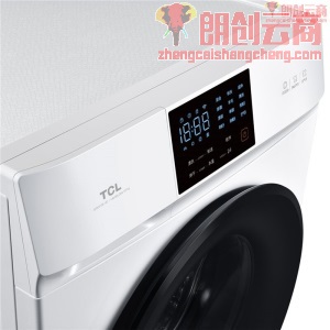 新品 TCL 10公斤 滚筒洗衣机洗烘一体 DD直驱变频1.08洗净比100%除螨率 （芭蕾白）