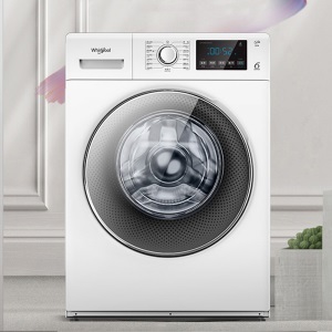 惠而浦(Whirlpool)  变频智能滚筒洗衣机 10公斤 3D减震 净彩系列 全球白 WF100BE875W
