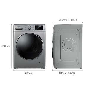 惠而浦（Whirlpool）10公斤全自动滚筒洗烘一体洗衣机WIFI臭氧除菌螨EWDD47220OS
