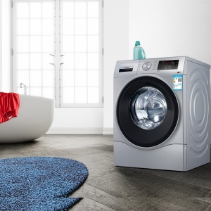 博世（BOSCH） 10公斤智能变频 滚筒洗衣机  除菌 特渍洗 家居互联（银色）WAU28568HW