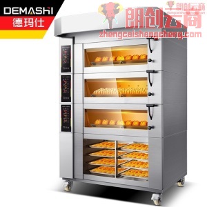 德玛仕（DEMASHI）商用大型烤箱 蛋糕披萨面包电烤箱 专业烘焙商用电烤箱 DKX-306D （工程款三层六盘）