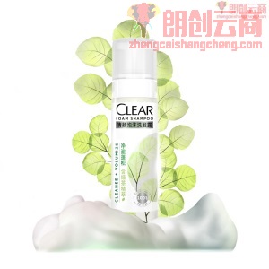 清扬(Clear)泡沫洗发露净澈蓬松型200g 绿茶精粹