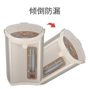 象印（ZO JIRUSHI）电热水瓶家用电水壶/烧水壶3L容量 五段保温电热水壶CD-WDH30C-CM(米色)
