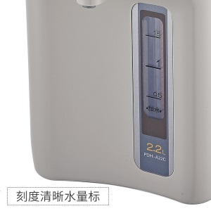 虎牌（Tiger）电热水瓶 智能定时3段保温 防倒下出水电热水壶 PDH-A22C 2.2L电水壶 驼色CU