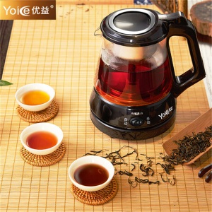 优益（yoice）煮茶器煮茶壶 养生壶迷你蒸汽喷淋式304不锈钢 电热水壶 黑茶煮茶器Y-ZCQ2 喷淋式煮茶器-手动双档