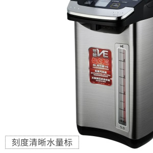 虎牌（Tiger）电热水瓶 真空保温无蒸汽防漏 日本原装进口电热水壶 PIE-A50C 5L电水壶 黑色