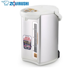 象印（ZO JIRUSHI）电热水壶微电脑五段控温定时保温家用电热水瓶电水壶恒温电烧水壶 WCH40C-SA银-4.0L