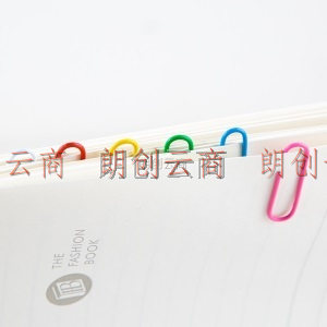 广博(GuangBo)3筒装3号彩色回形针曲别针办公用品 160枚/筒ZD5341