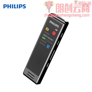 飞利浦（PHILIPS）VTR5102Pro 16G 专业高清降噪外放 会议录音转文字 录音器 同声传译 微型便携录音笔