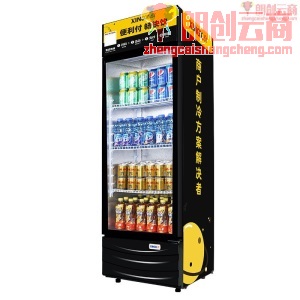 星星（XINGX）218升单门冷藏展示柜 便利店果蔬保鲜冷柜饮料柜 商用冰箱立式冰柜LSC-218G