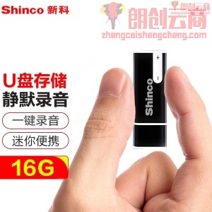 新科（Shinco）RV-15 16G录音笔微型专业远距离降噪语音转文字录音器