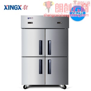 星星（XINGX）四门商用冰箱 立式不锈钢全铜管冷柜 厨房冰柜保鲜冷藏冷冻柜雪柜BCD-860YA 全铜管