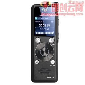爱国者aigo录音笔R6625 16G微型专业超长录音 学习会议采访录音 高清远距降噪 黑