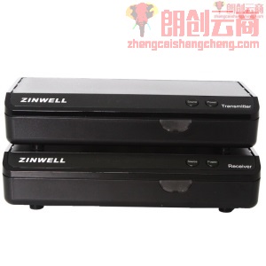ZINWELL捷赫电力线影音传输HDMI投屏器支持1080高清传输电线距离200米PHD-500