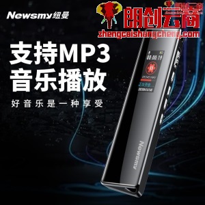 纽曼（Newsmy）录音笔 V03 32G 专业普及微型高清降噪 学习培训商务会议采访 录音器 MP3播放器 哑黑
