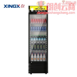 星星（XINGX）310升冷藏饮料展示柜 立式便利店商用冰箱保鲜柜 超市风直冷陈列柜LSC-310F