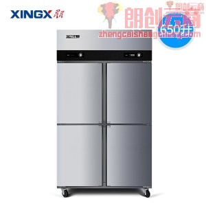 星星（XINGX）四门冰箱冷柜商用 冷藏冷冻立式厨房保鲜柜大容量双温冰柜BCD-650E 四门双温650升 BCD-650E