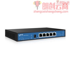 UTT艾泰518G多WAN口企业千兆路由器/带宽叠加/上网行为管理/VPN/防火墙/AC/带机100