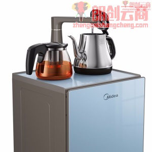 美的（Midea）茶吧机家用饮水机下置式桶装水抽水器自动上水煮茶器冰热双用 YD1103S-X