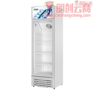 海尔（Haier）270升风冷双层门展示柜冰柜 商用冷藏饮料冷柜 SC-288D