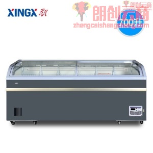 星星（XINGX）700升冷藏冷冻展示柜 商用冰箱卧式岛柜冷柜超市保鲜肉柜SD/SC-709BYE
