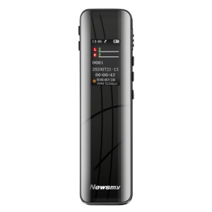 纽曼Newsmy 录音笔 W3 64G 终身免费转写 专业高清远距降噪 学习培训商务会议速记 彩屏Type-C 录音器 黑色