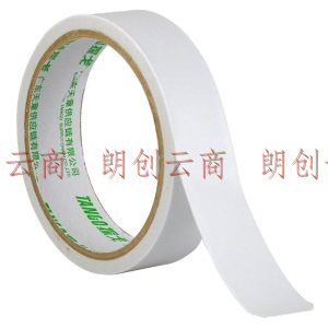 天章办公(TANGO)棉纸双面胶带强力办公学生双面胶24mm*10y(9.1米/卷)12卷/袋/纸胶带