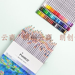 马可（Marco）Raffine经典系列 72色油性彩色铅笔/填色绘画笔/美术专业设计手绘彩铅 纸盒装7100-72CB